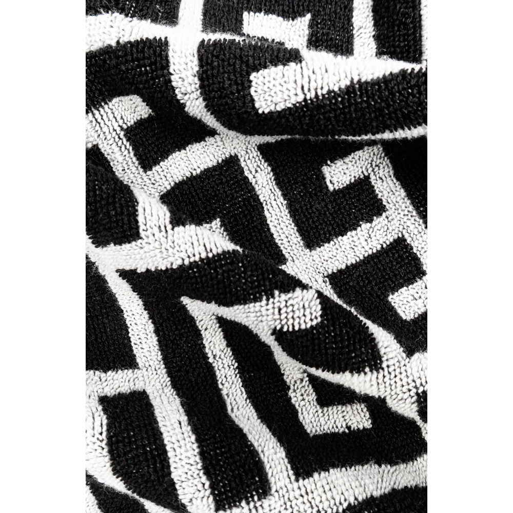 Balmain Monogram handdoek Black Heren