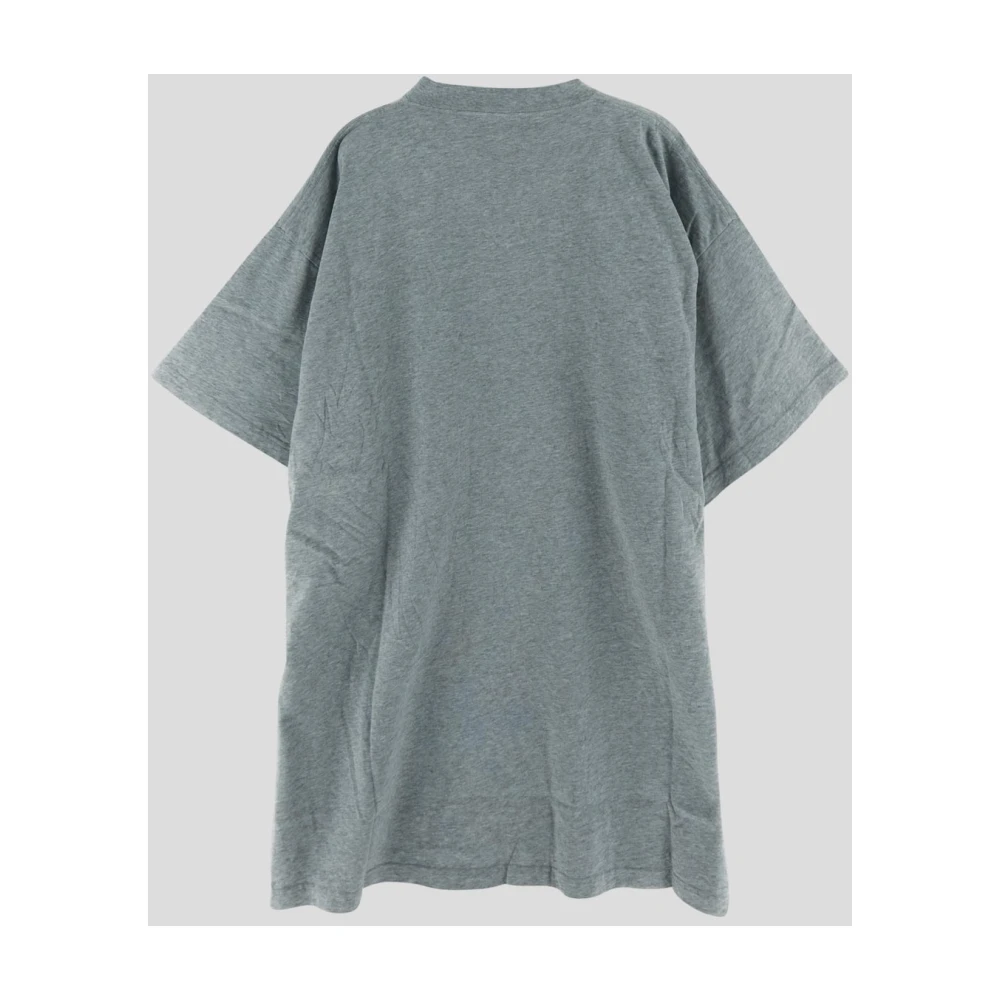 Balenciaga Logo T-shirt Casual Wear Blue Heren