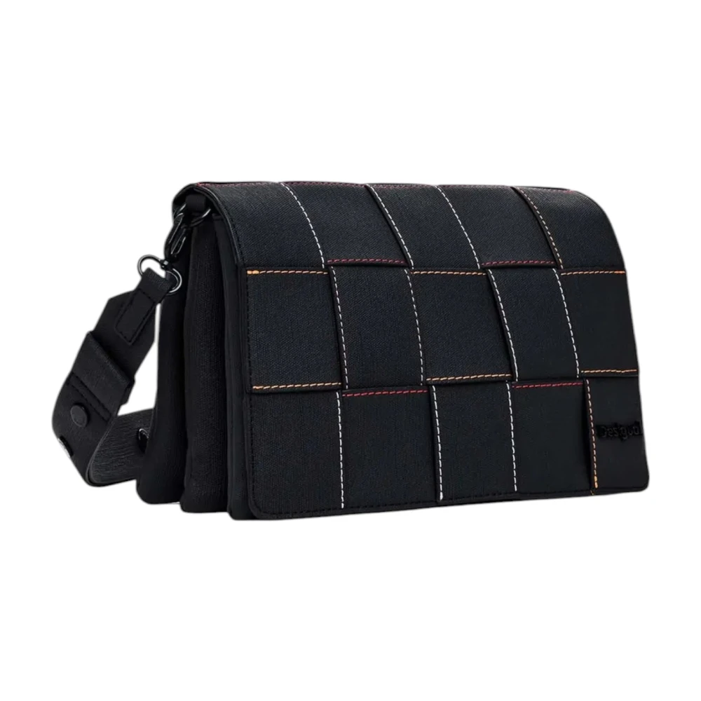 Desigual Lente Zomer Dames Middelgrote Tassen Collectie Black Dames