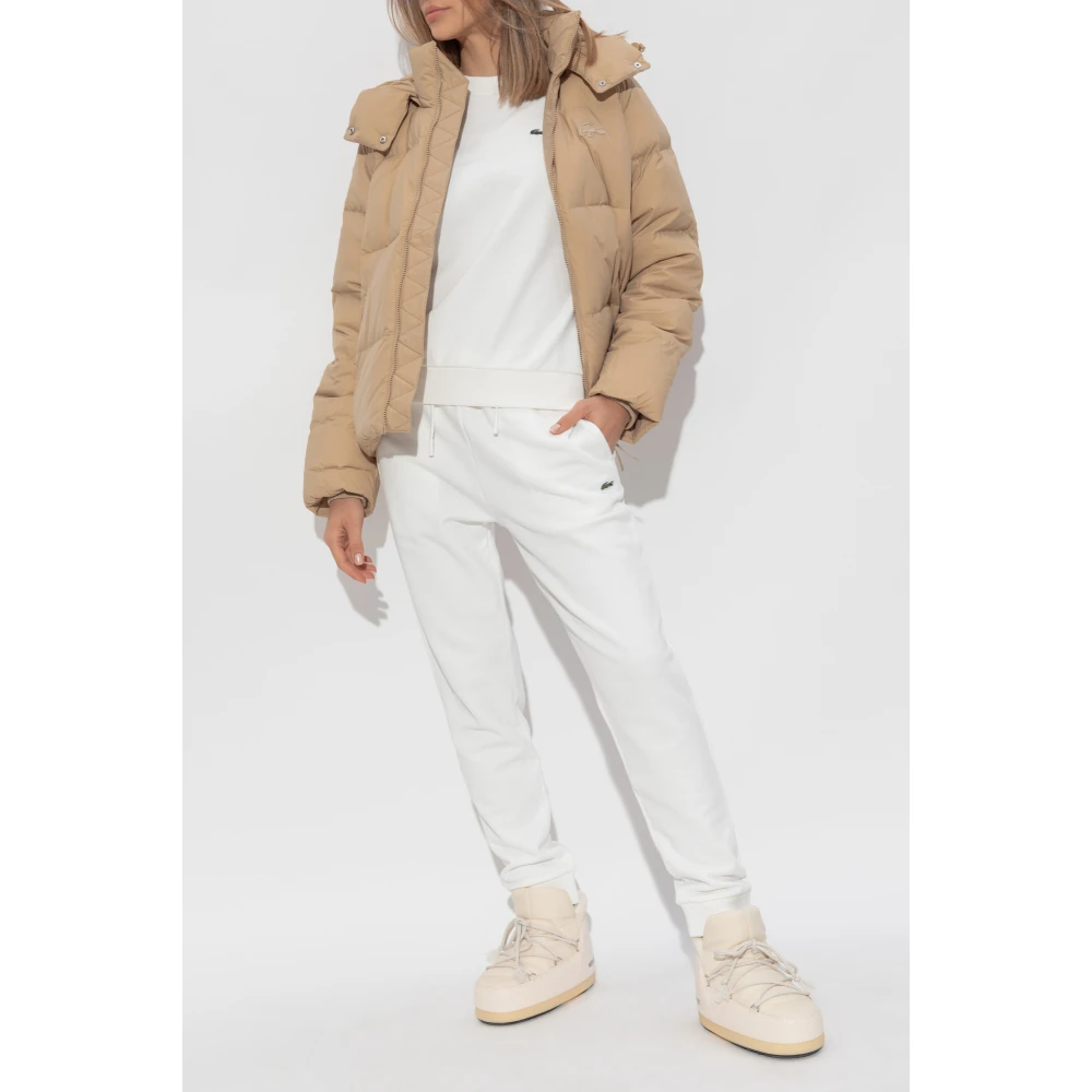 Lacoste Sweatshirt met logo White Dames