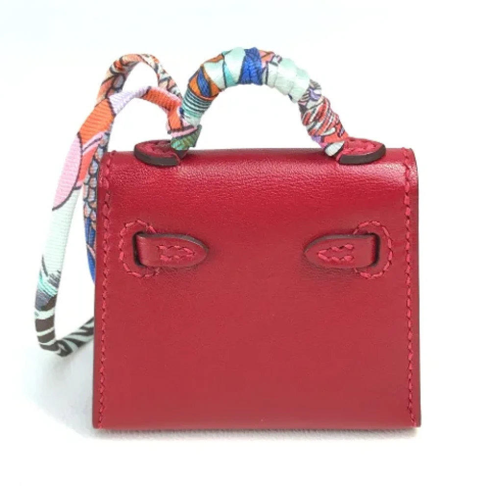 Hermès Vintage Pre-owned Silk handbags Red Dames