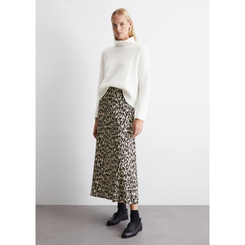 Marc O'Polo Uitlopende maxi-rok gevormd Multicolor Dames