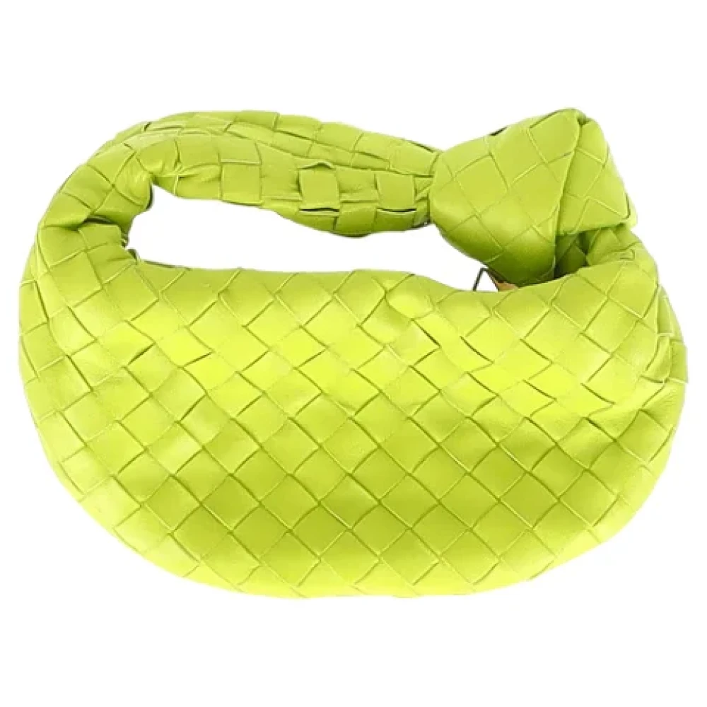 Bottega Veneta Vintage Pre-owned Leather clutches Green Dames