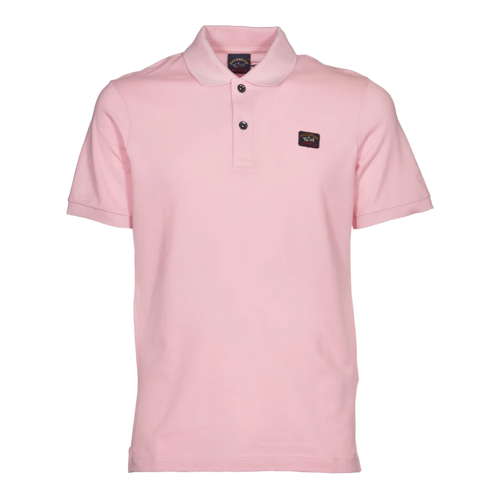PAUL & SHARK Polo Shirts Pink Heren