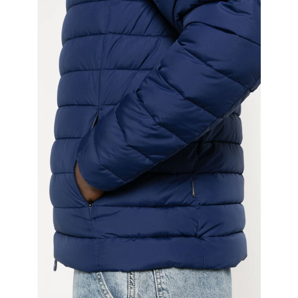Save The Duck Waterafstotende Duck Coat Blue Heren