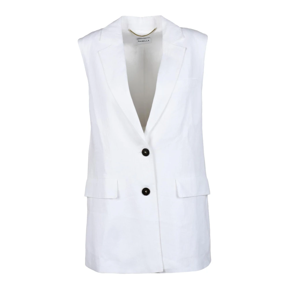 Marella - Jackets > Vests - White - Marella - Modalova
