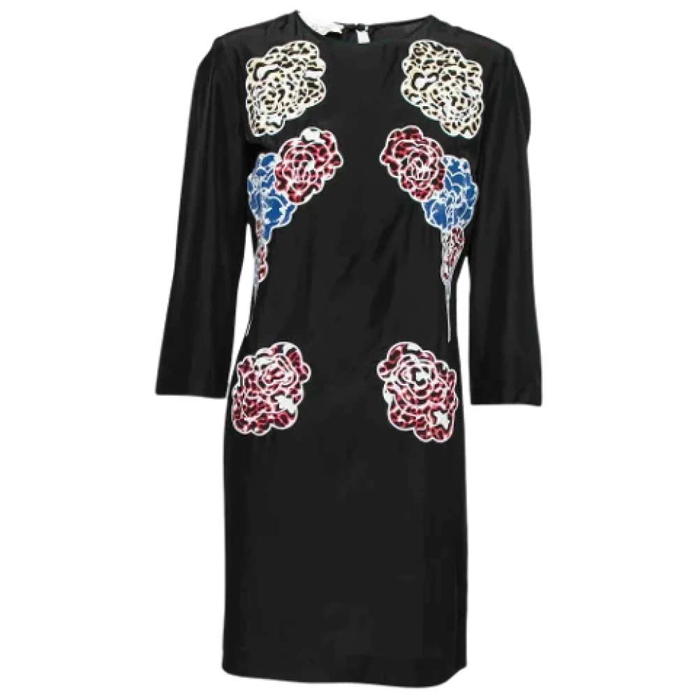 Stella McCartney Pre-owned Polyester dresses Black Dames