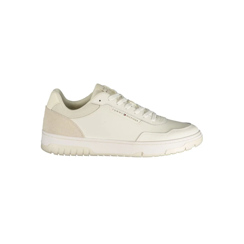 Tommy Hilfiger , Sneakers, Male, White, 10 Uk, Bianco Polyurethane Sneaker