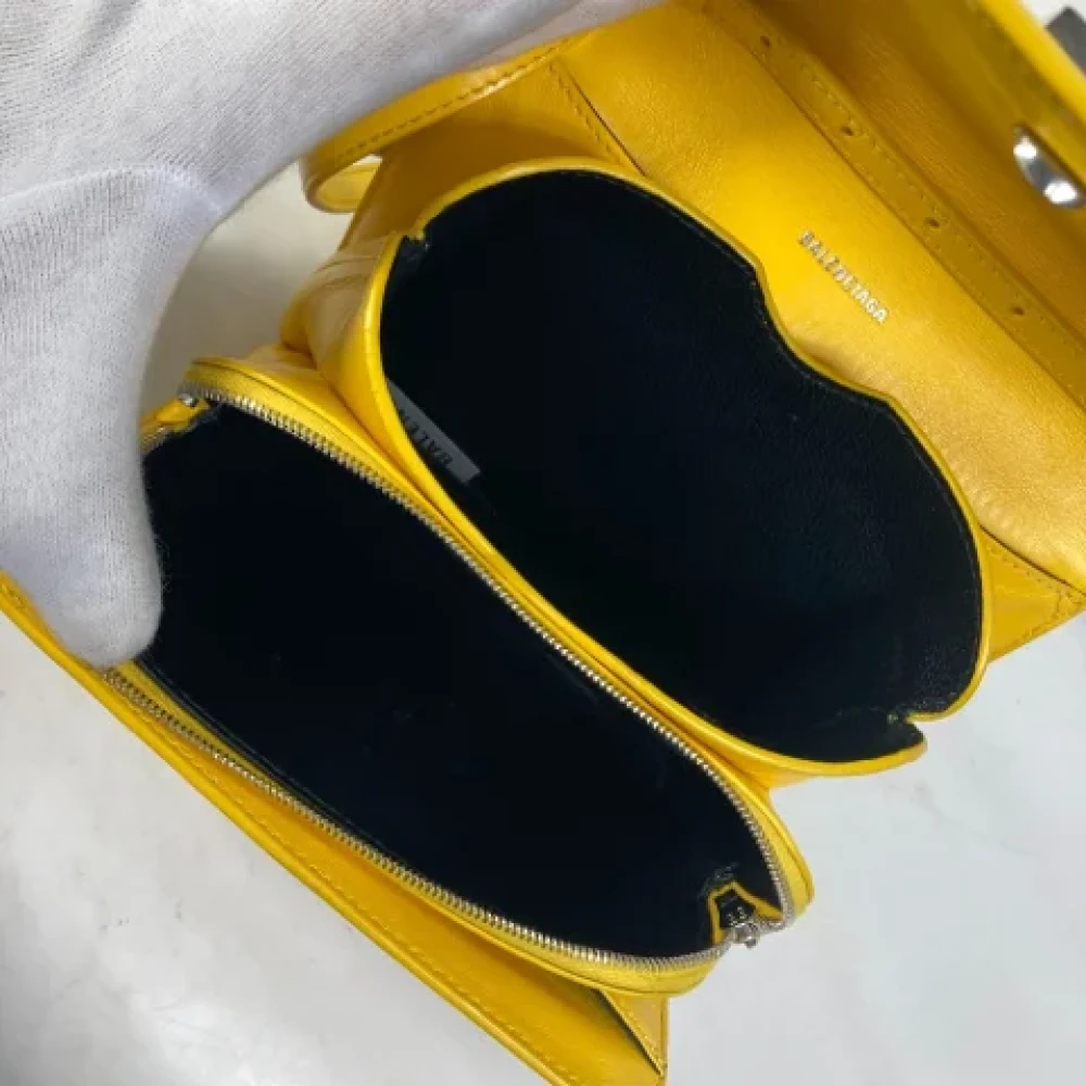 Balenciaga Vintage Pre-owned Leather shoulder-bags Yellow Dames