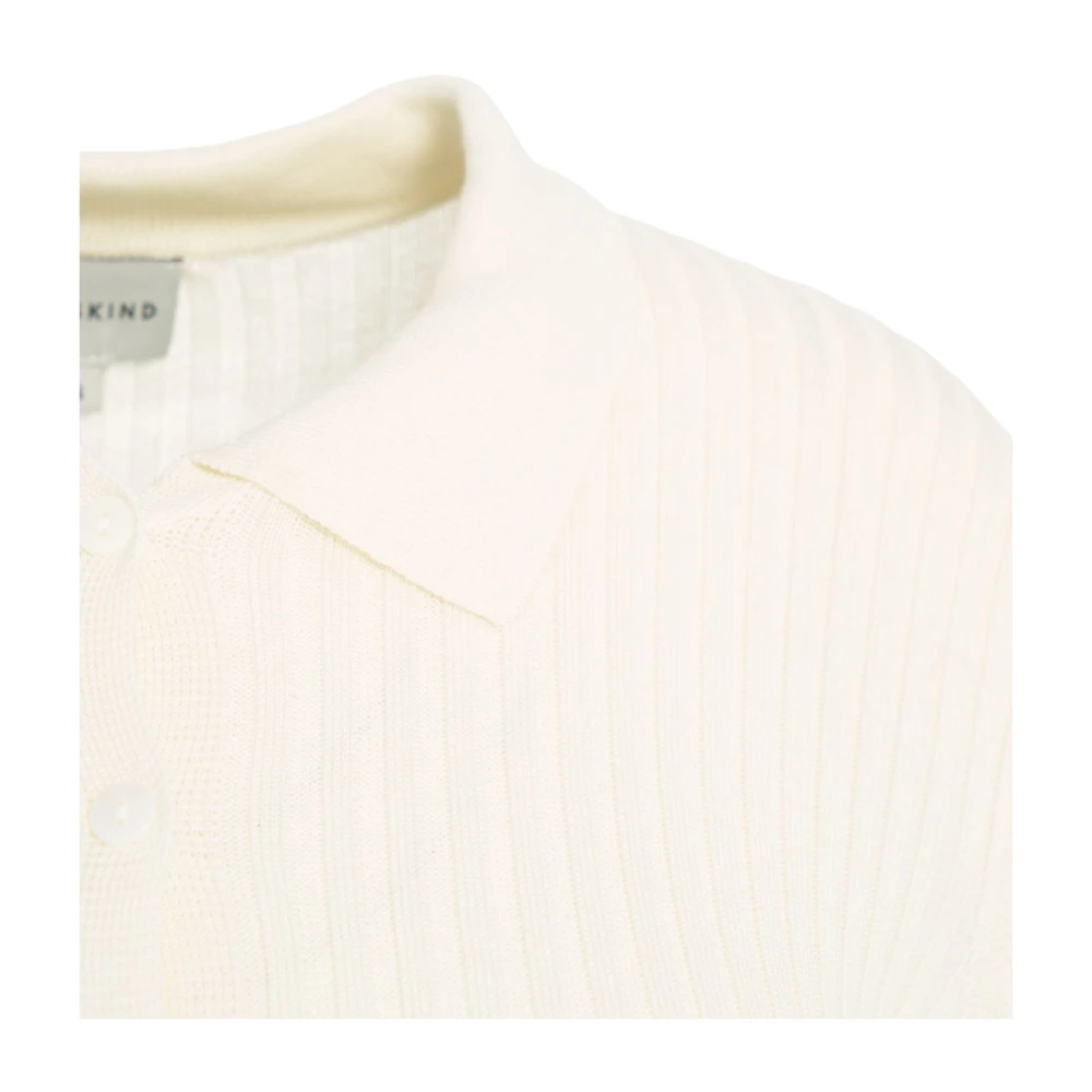 Birgitte Herskind Beige Gebreid Vest Overhemdkraag Beige Dames