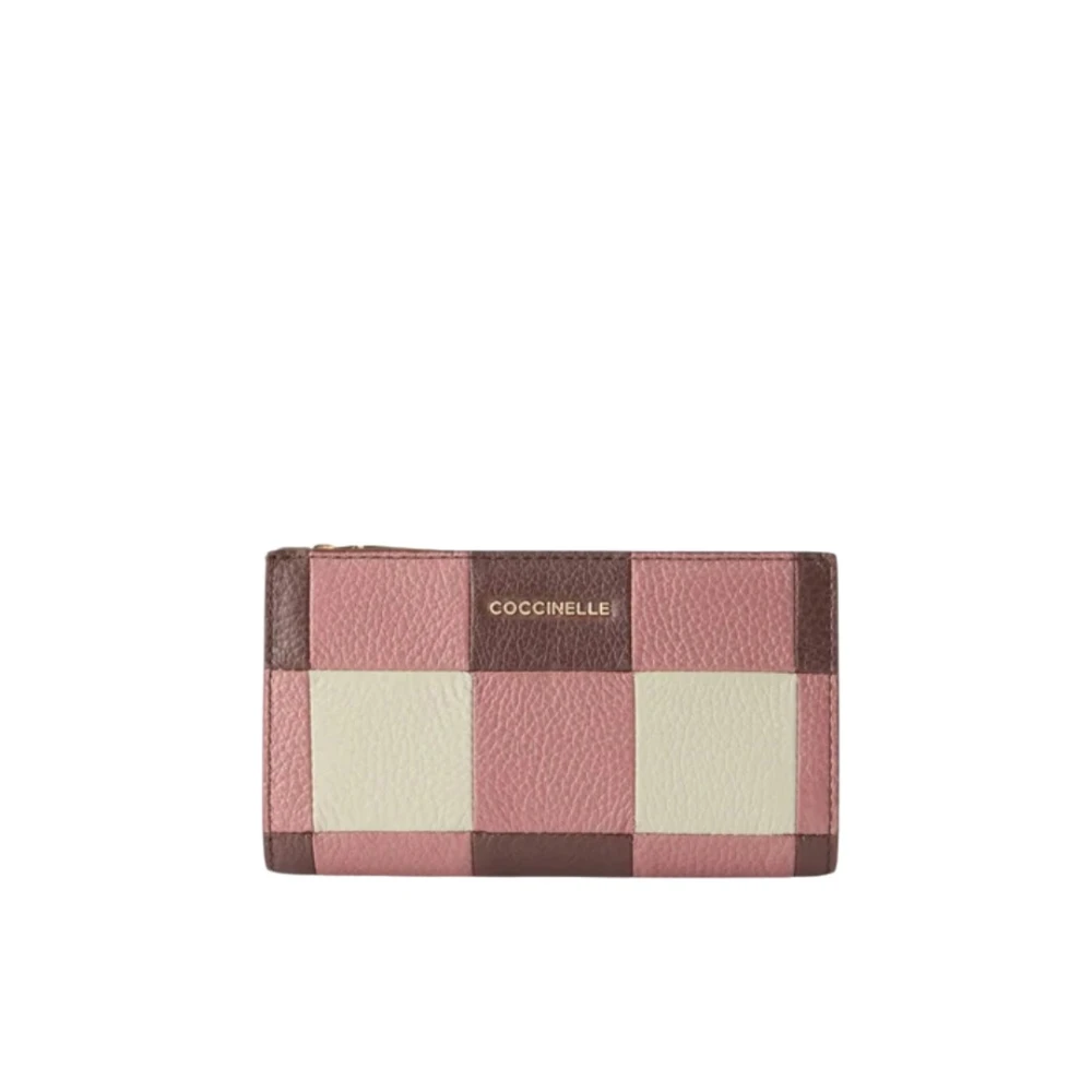 Coccinelle Donna Multicolor - Portafoglio Con Bottone E Zip - Accessories - E - One Size