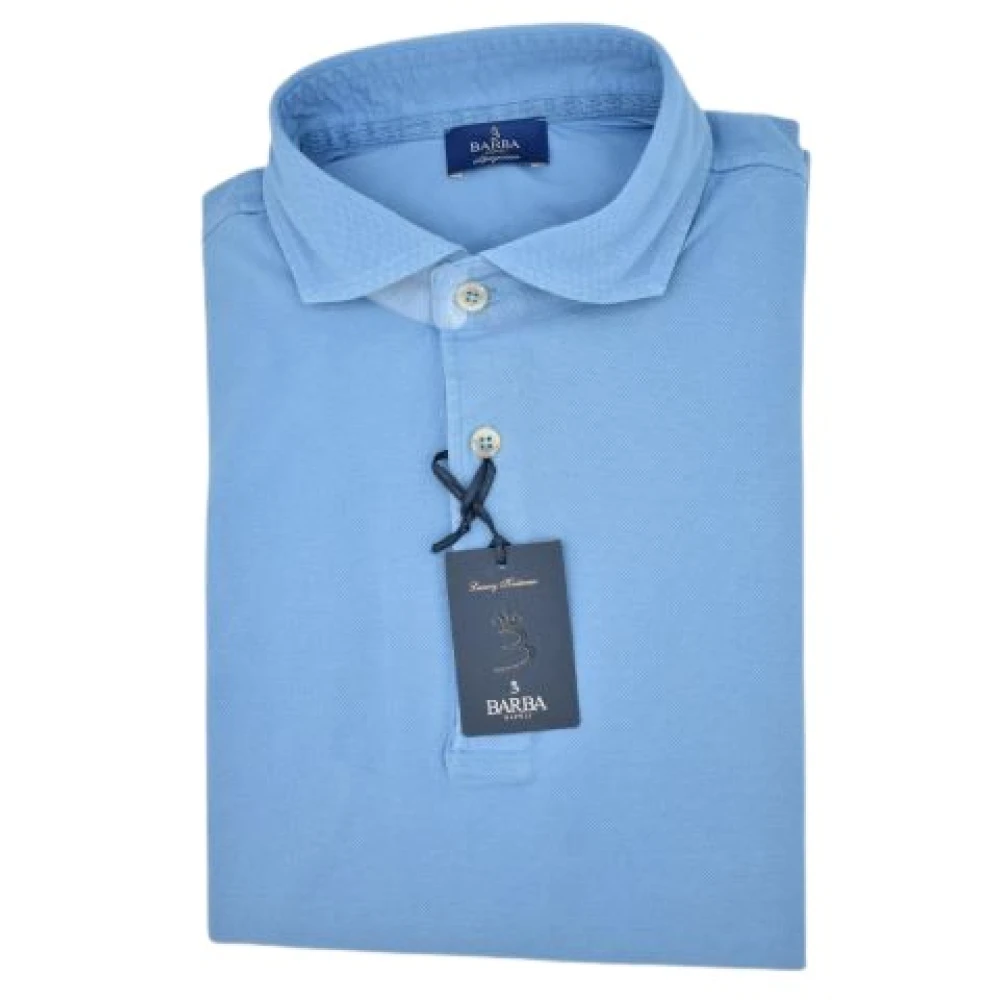 Barba - Tops > Polo Shirts - Blue - Barba - Modalova