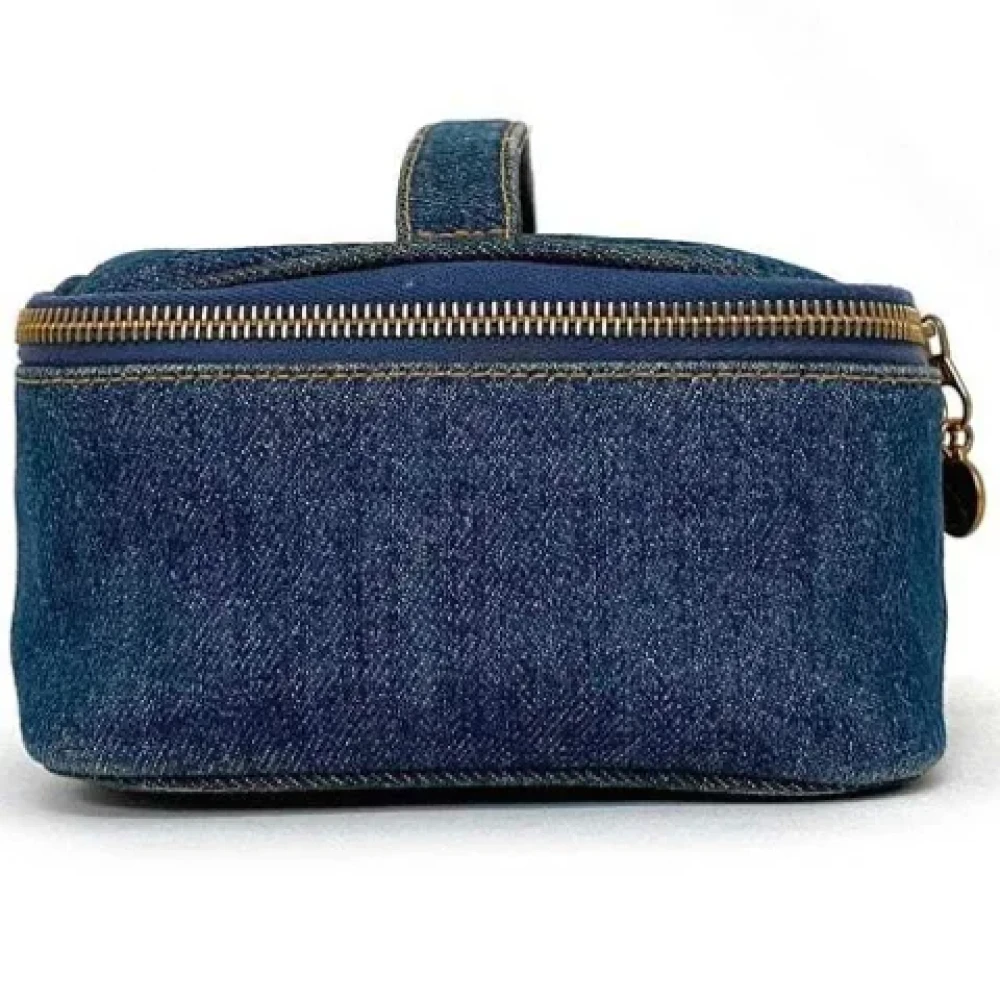 Chanel Vintage Pre-owned Denim chanel-bags Blue Dames