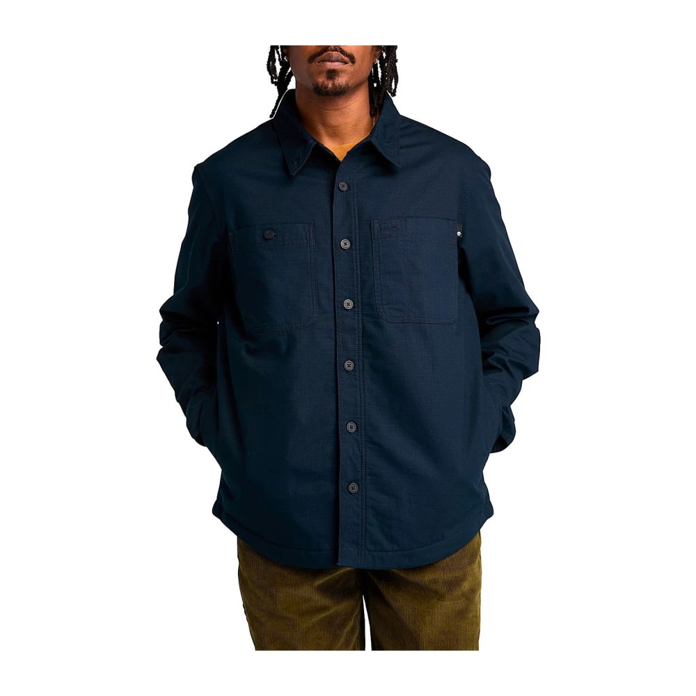 Timberland Fleece-gevoerde jas voor mannen Blue Heren