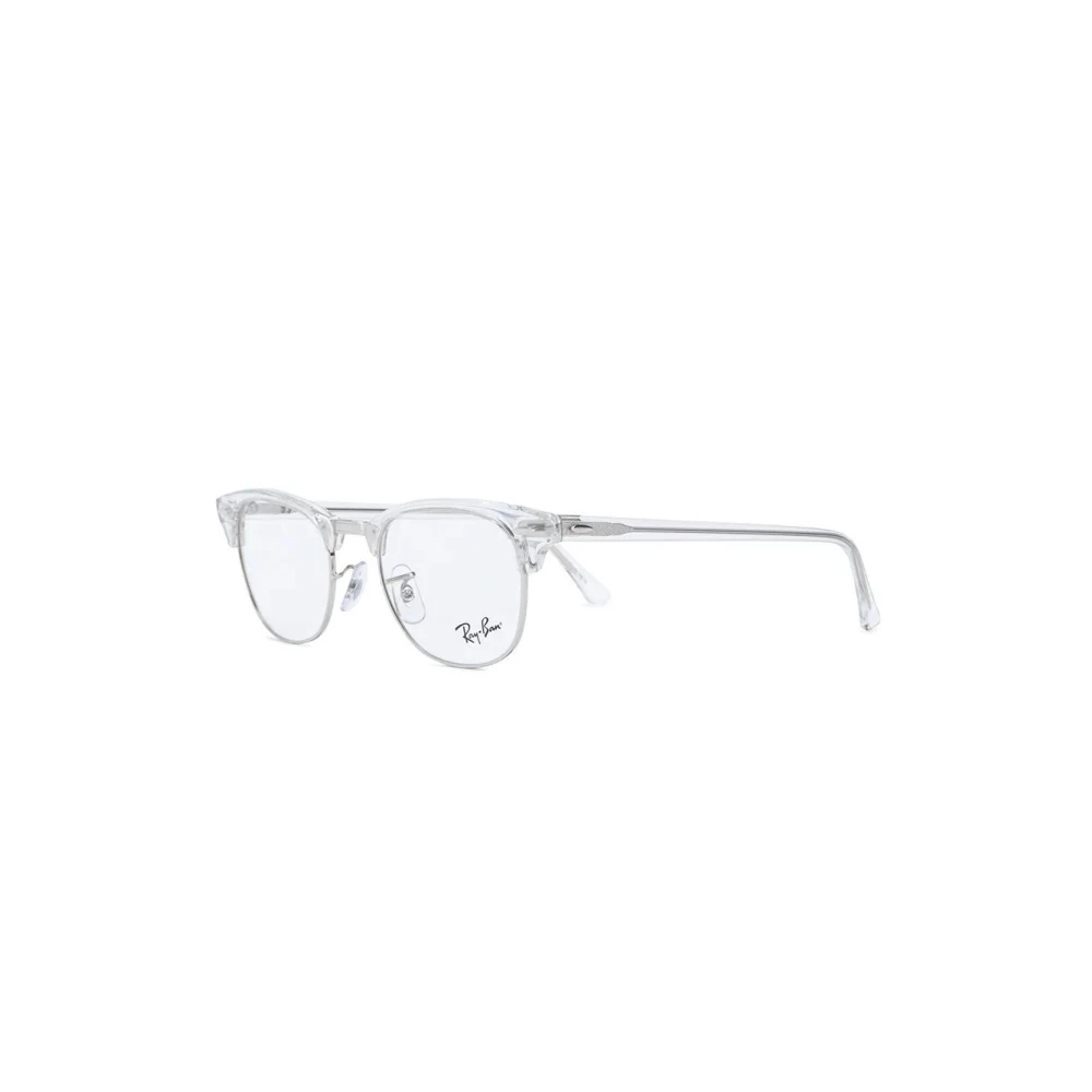 Ray-Ban Unisex Gray Glasses, 51 Mm, Clubmaster Optical Frame