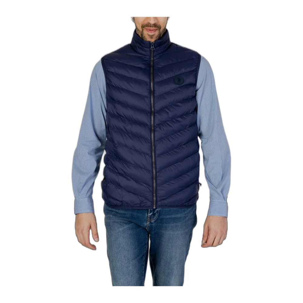 U.s. Polo Assn. Men's Blue Packable Puffer Vest Classic Fit