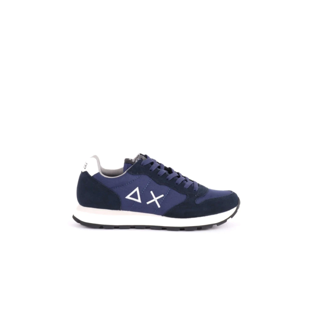 Sun68 Men's Blue Tom Solid Sneakers