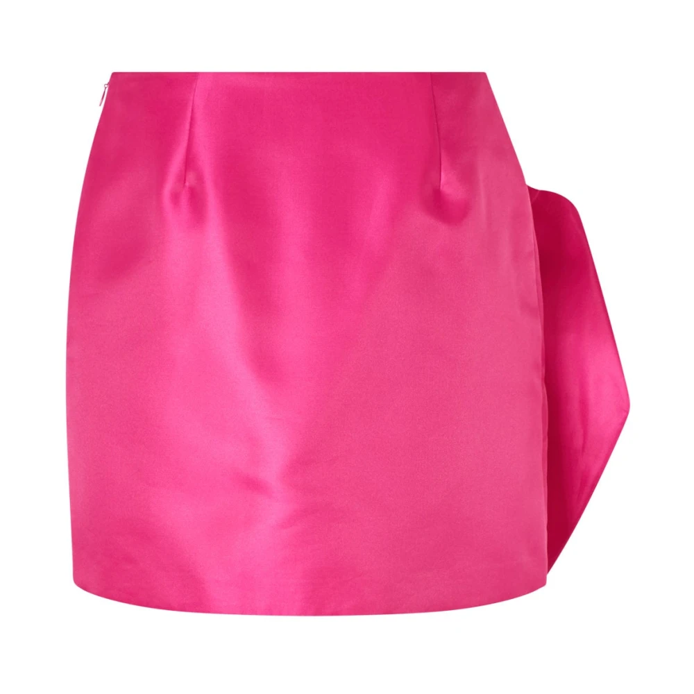Cras Roze Roos Sculptuur Mini Rok Pink Dames
