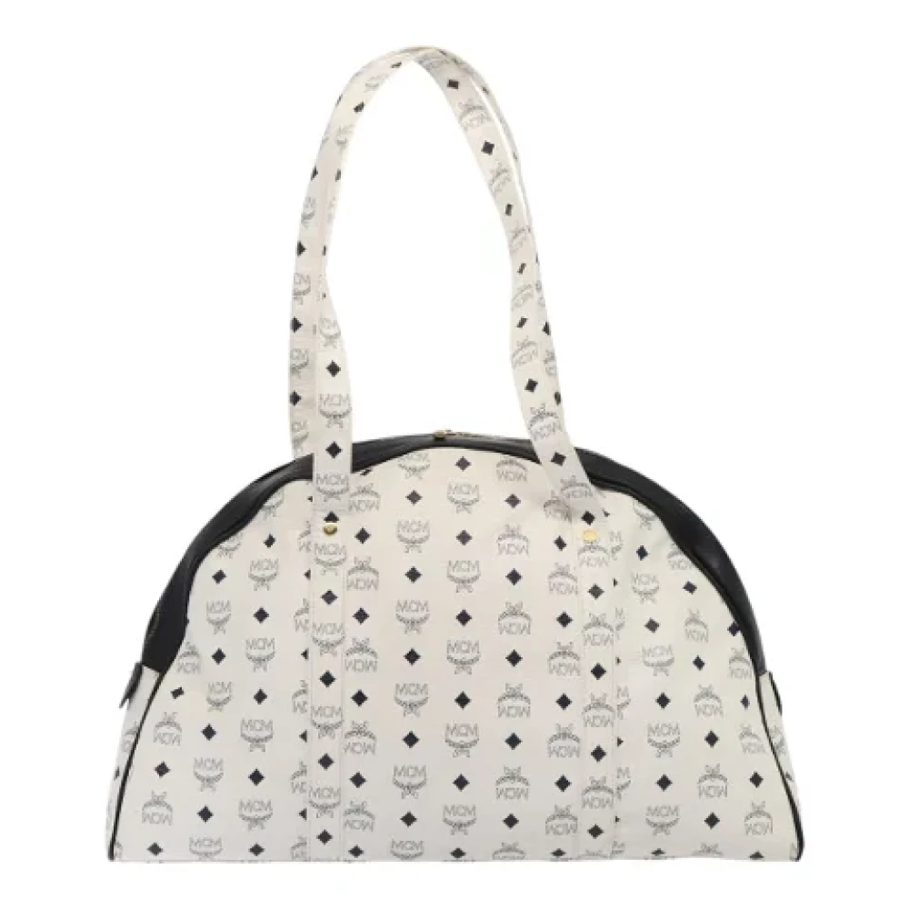MCM Pre-owned Leather shoulder-bags White Dames