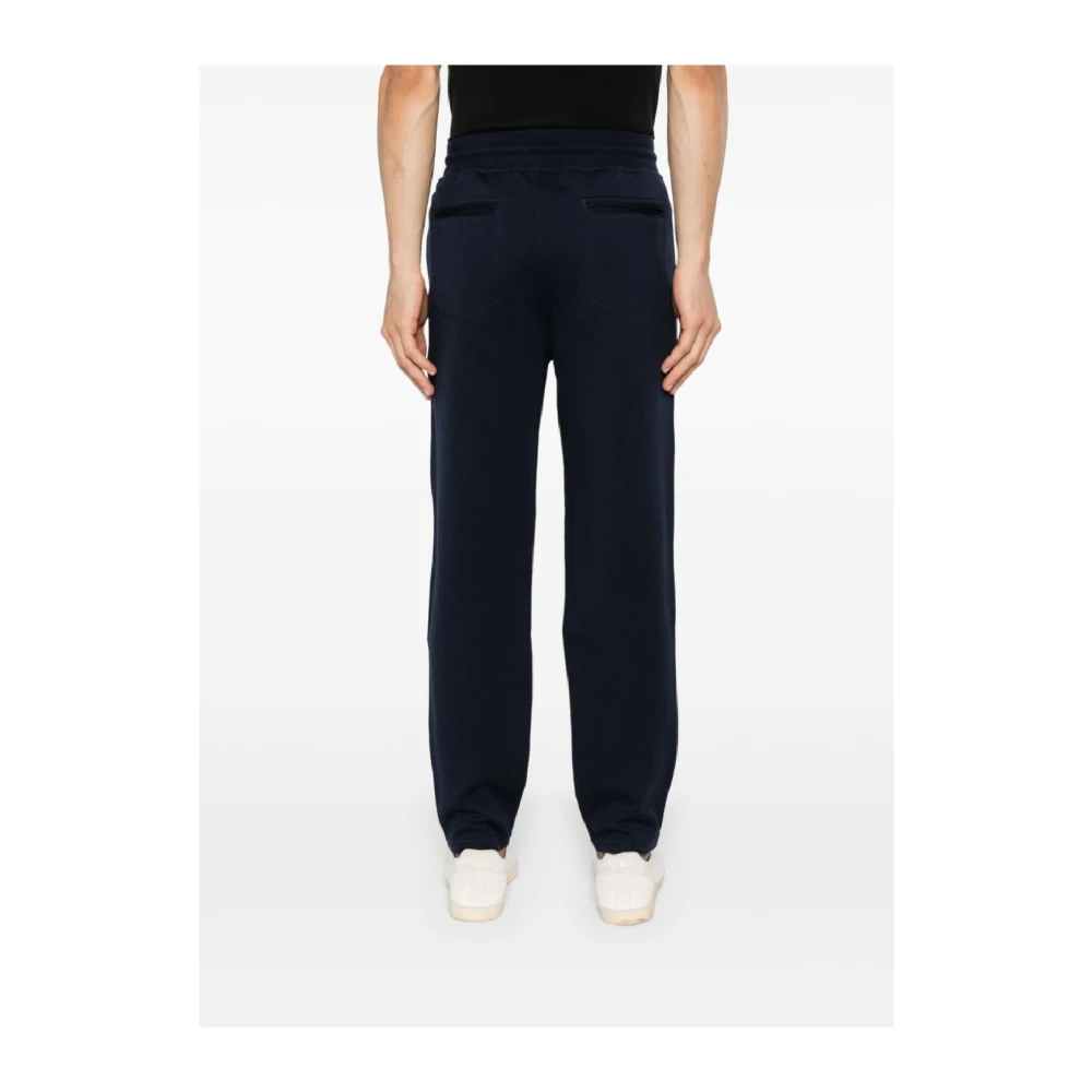 BRUNELLO CUCINELLI Elegante Lange Broeken voor Mannen Blue Heren