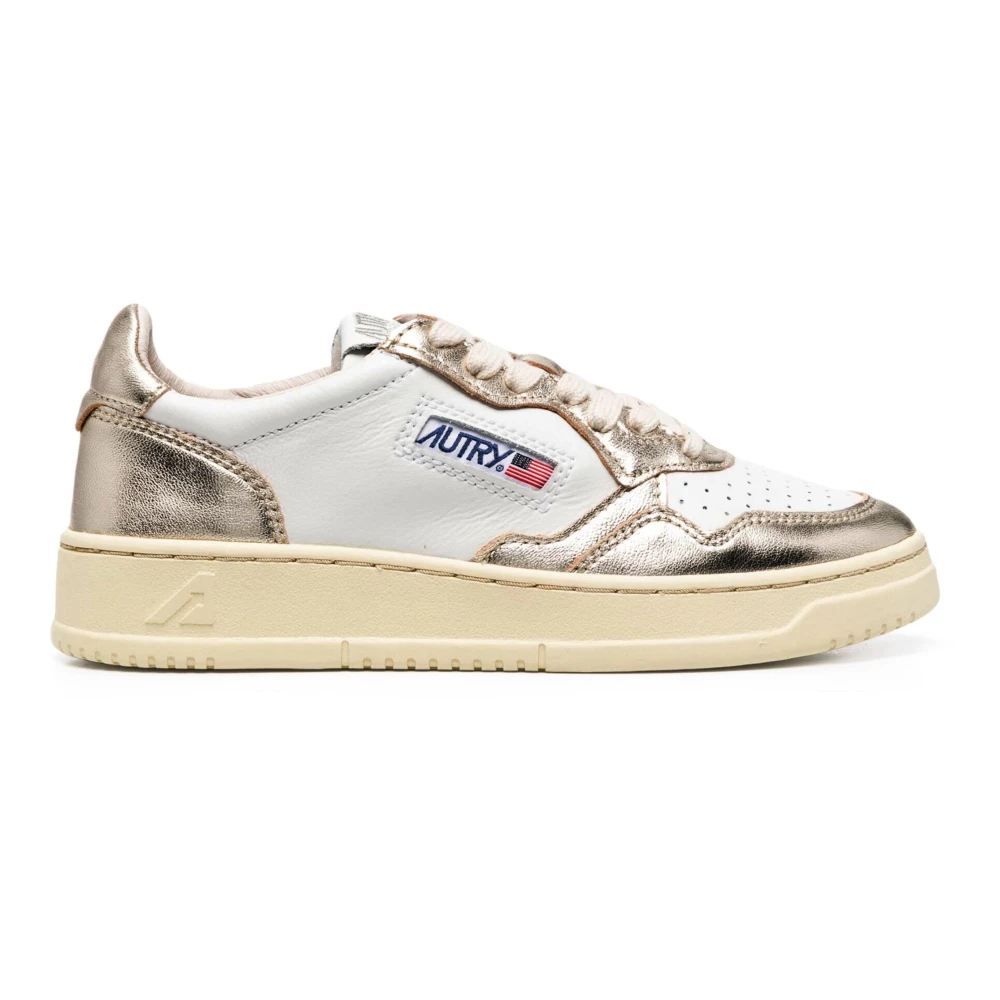 Autry , Sneakers, Female, Yellow, 6 Uk, Medalist Low Trainers