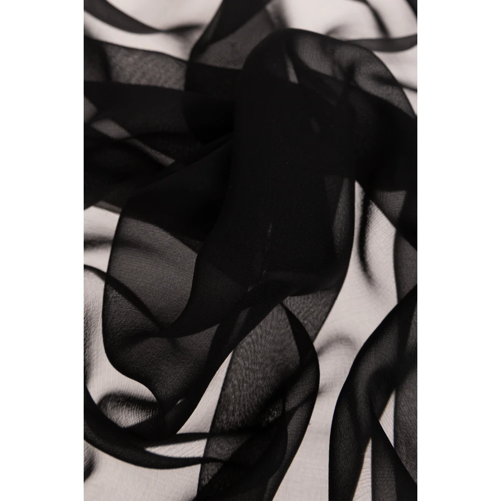 Dolce & Gabbana Zijden sjaal Black Dames