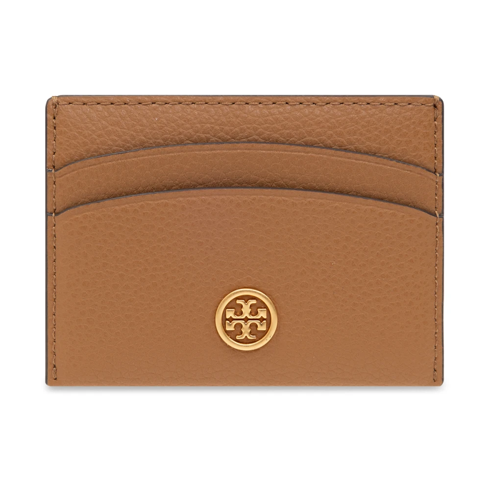 Tory Burch Korthållare med logotyp Brown, Dam