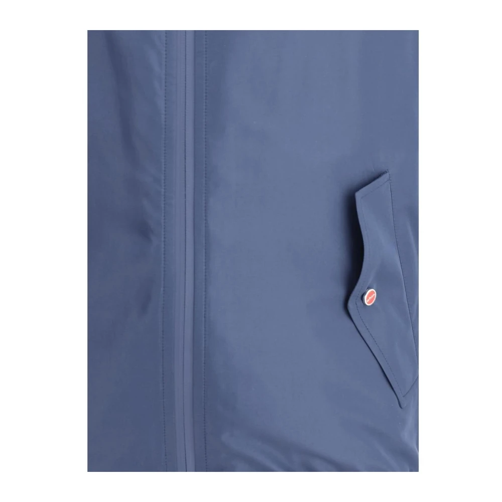 Kiton Waterdichte jas met dubbele rits voor heren Blue Heren