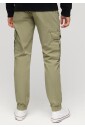 pantalon-cargo-slim-vert-coton
