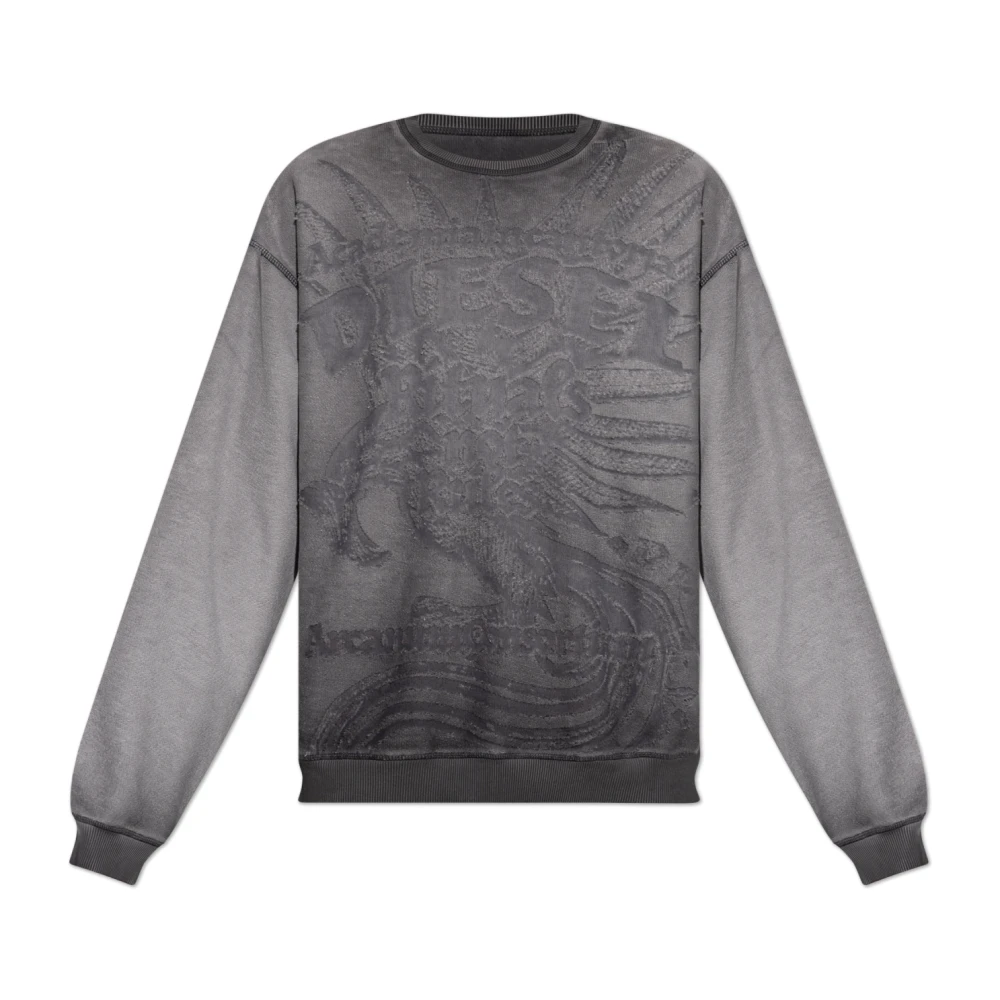 Diesel Homme Gris - Sweat-Shirts & Sweat-Shirts À Capuche - Sweatshirts Et Sweats À Capuche - Taille: Xl