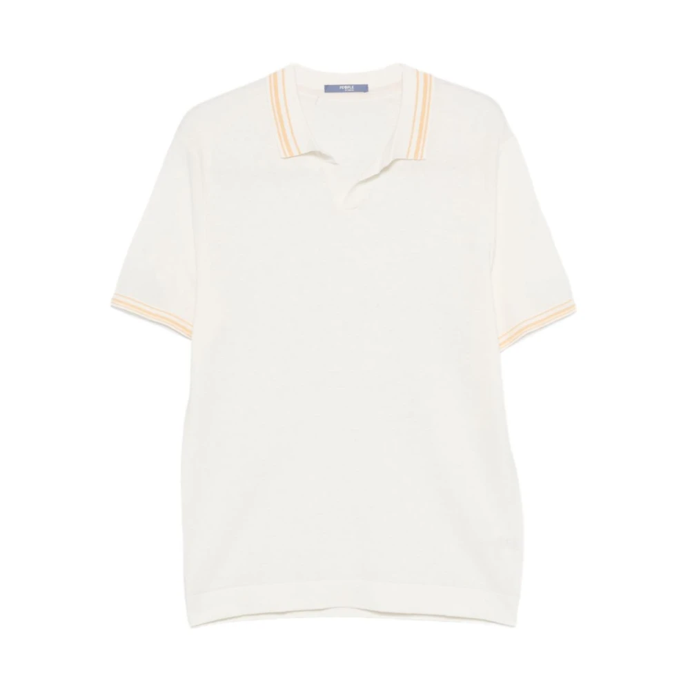 People Of Shibuya Polo Shirts, Male, L, Koi Polo Shirt Beige