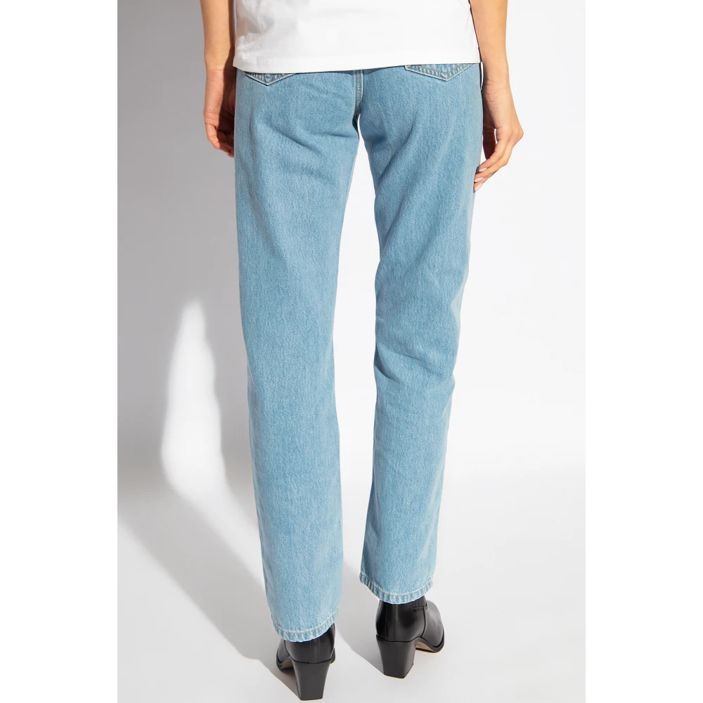 Carhartt WIP Jeans met logo Blue Dames