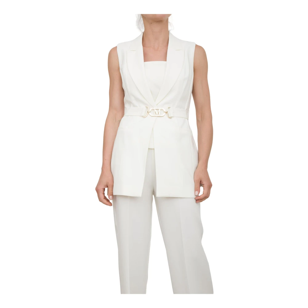 Guess Vrouw Wit Te Vest Stijlvol Modieus Trendy