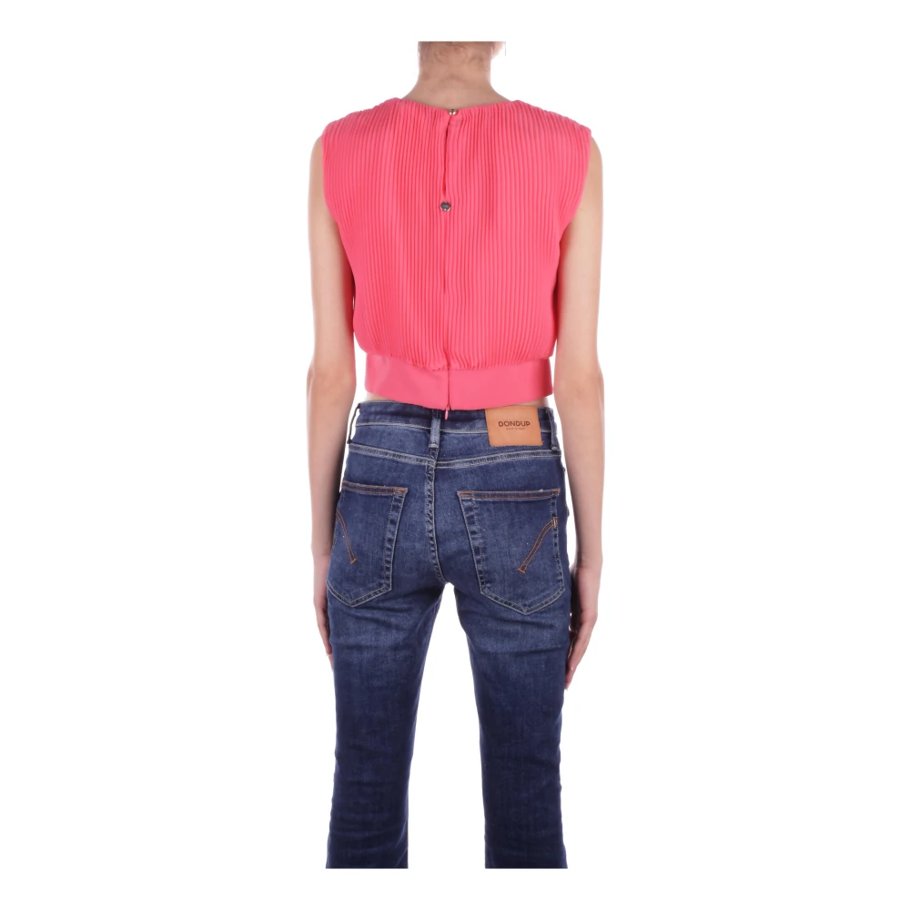 Liu Jo Fuchsia Button-Up Top Pink Dames