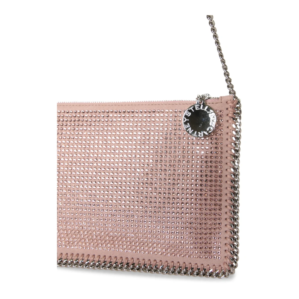 Stella Mccartney Roze Kristal Clutch Tas Pink Dames
