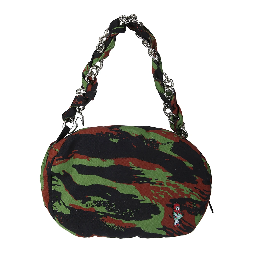 Chopova Lowena Gedrukte Schoudertas met Ritssluiting Multicolor Dames