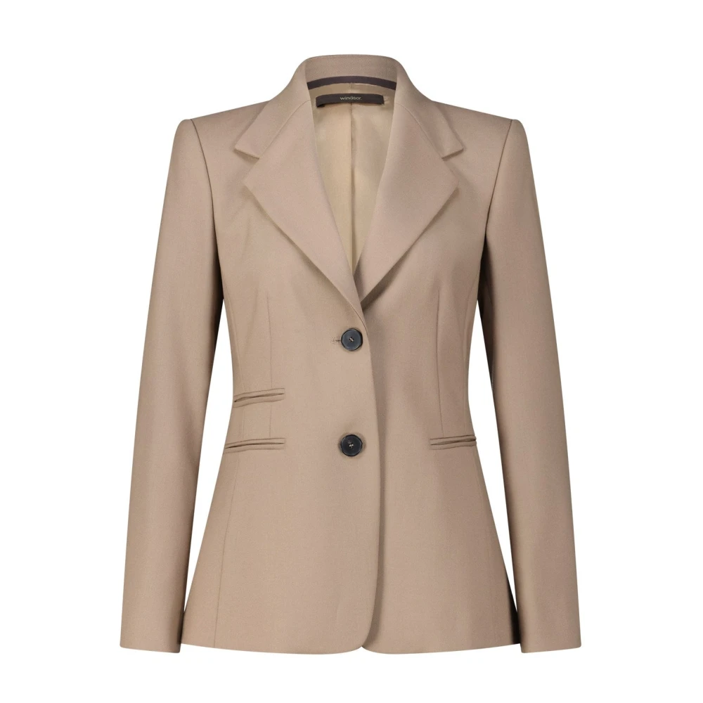 Windsor Getailleerde Blazer Brown Dames