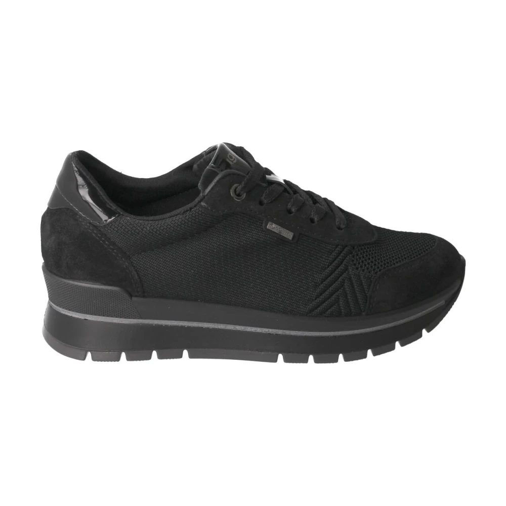 IGI&Co Zwarte Gore-Tex Damessneakers Black Dames