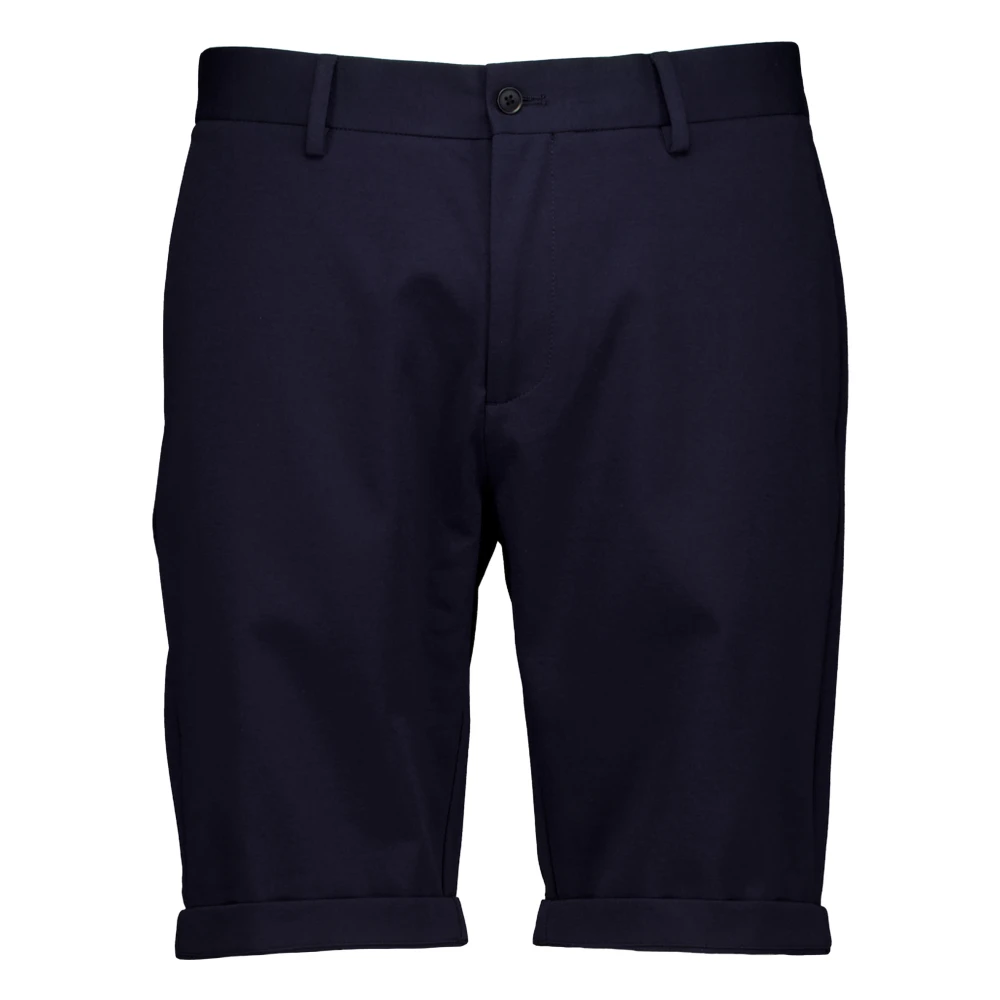 Genti Men's Blue Casual Shorts, M, Pantalons