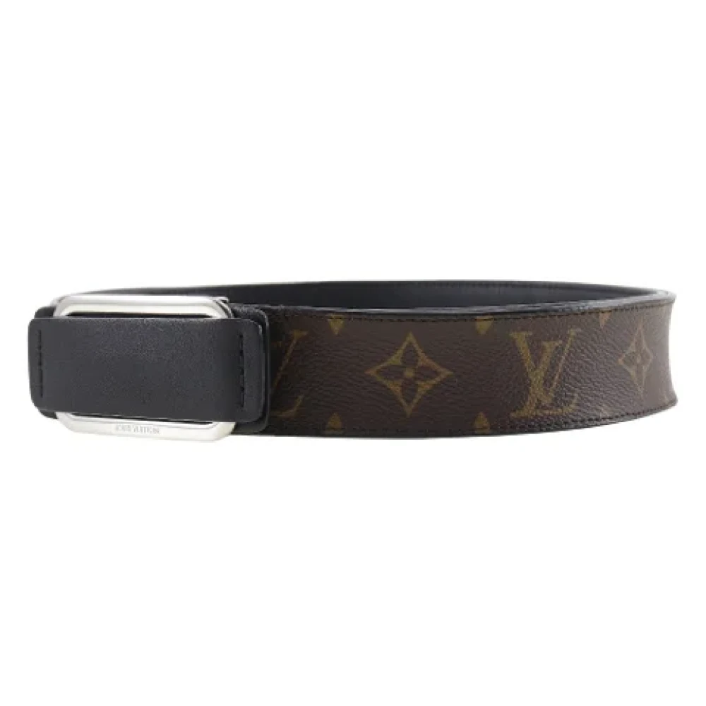Louis Vuitton Vintage Pre-owned Canvas belts Brown Heren