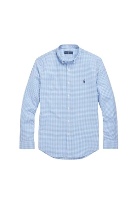 Slim-Fit Poplin Skjorta i Bomull