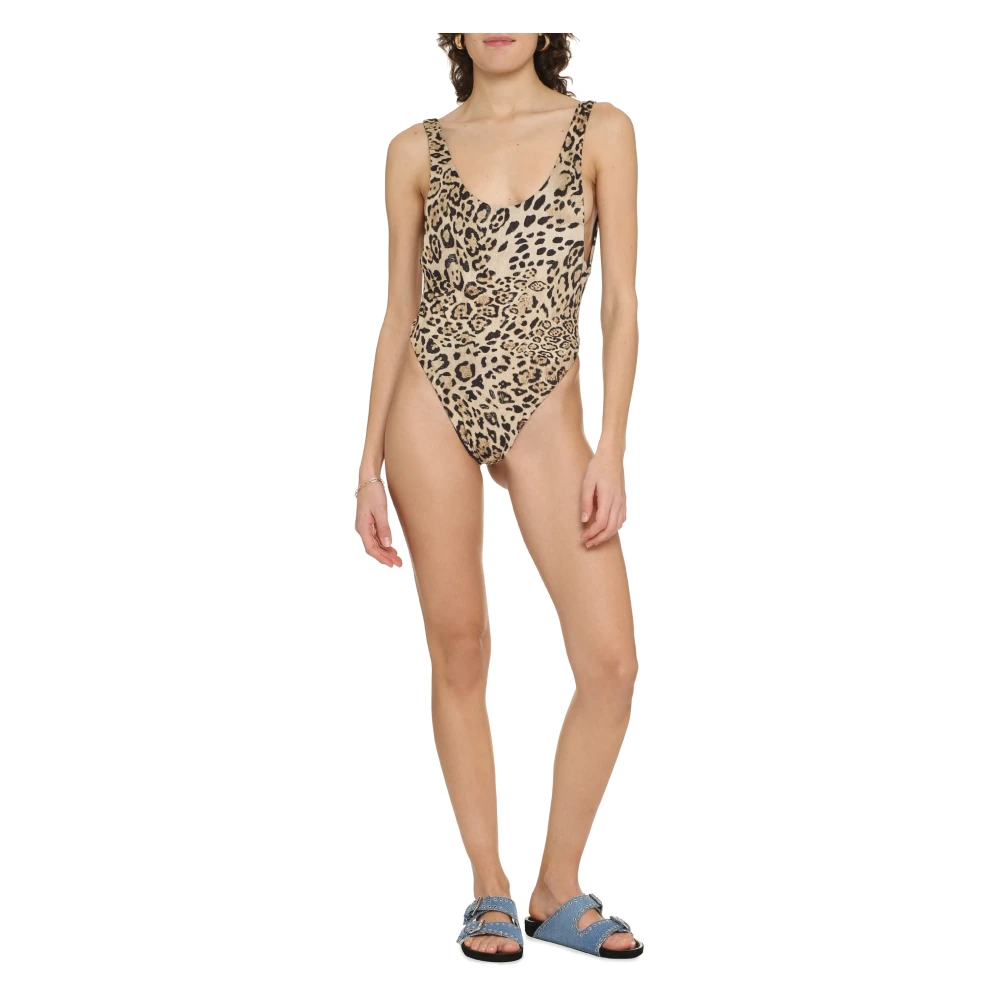 Reina Olga Funky badpak met open rug Multicolor Dames