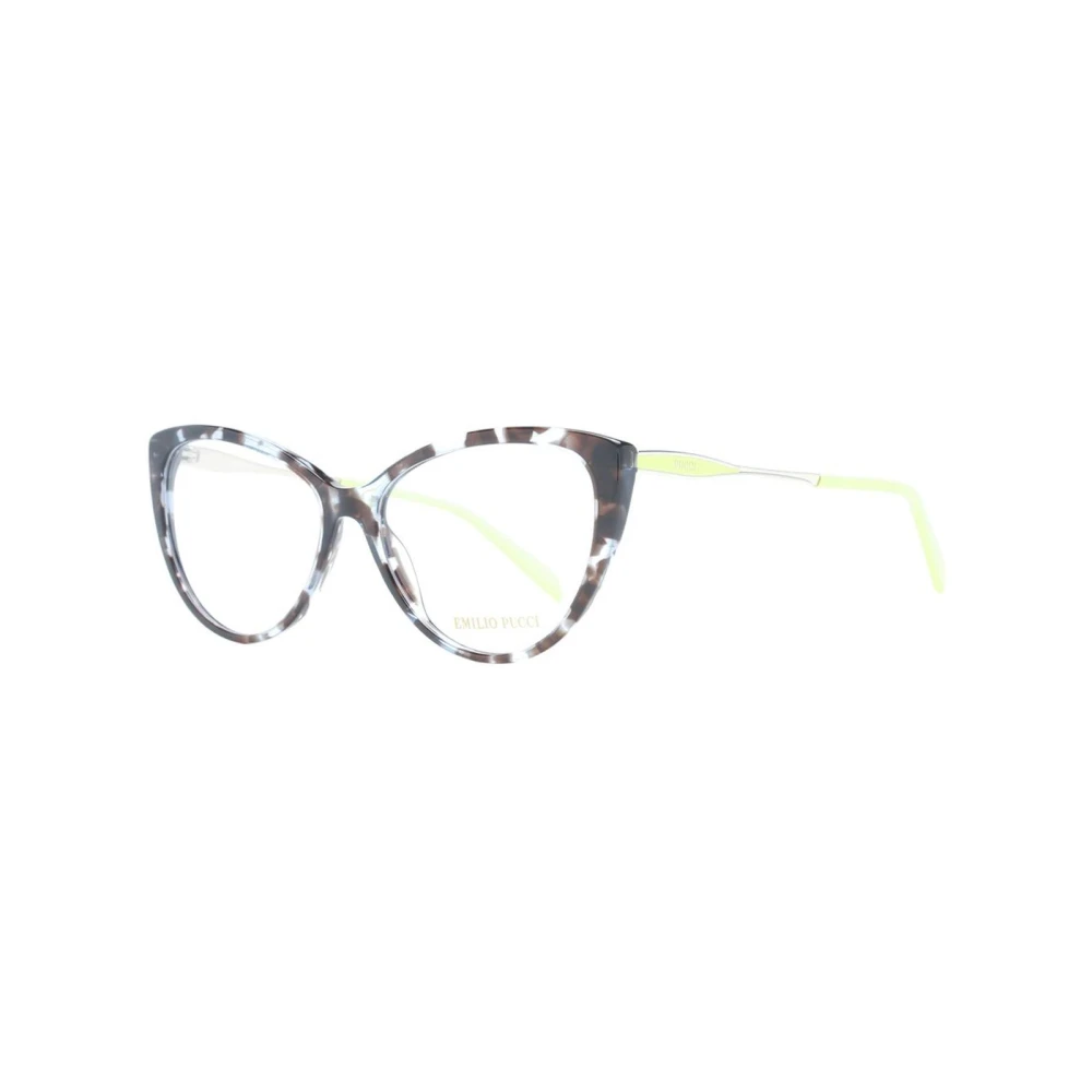 EMILIO PUCCI Bruine Cat Eye Optische Frames met Hoes Multicolor Dames