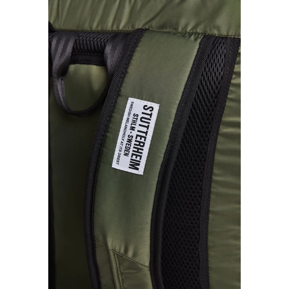 Stutterheim Militaire Stijl Rugzak Green Unisex