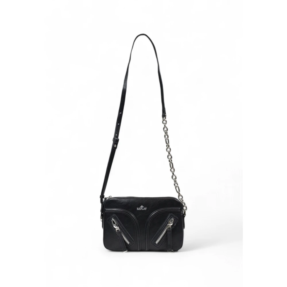 Replay Vintage Crossbodytas Black Dames
