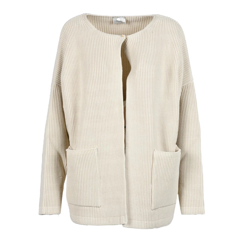 Alysi Katoenmix Vest Beige Dames