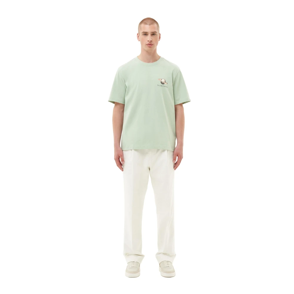 Filling Pieces T-shirt Balance Frosty Green Heren