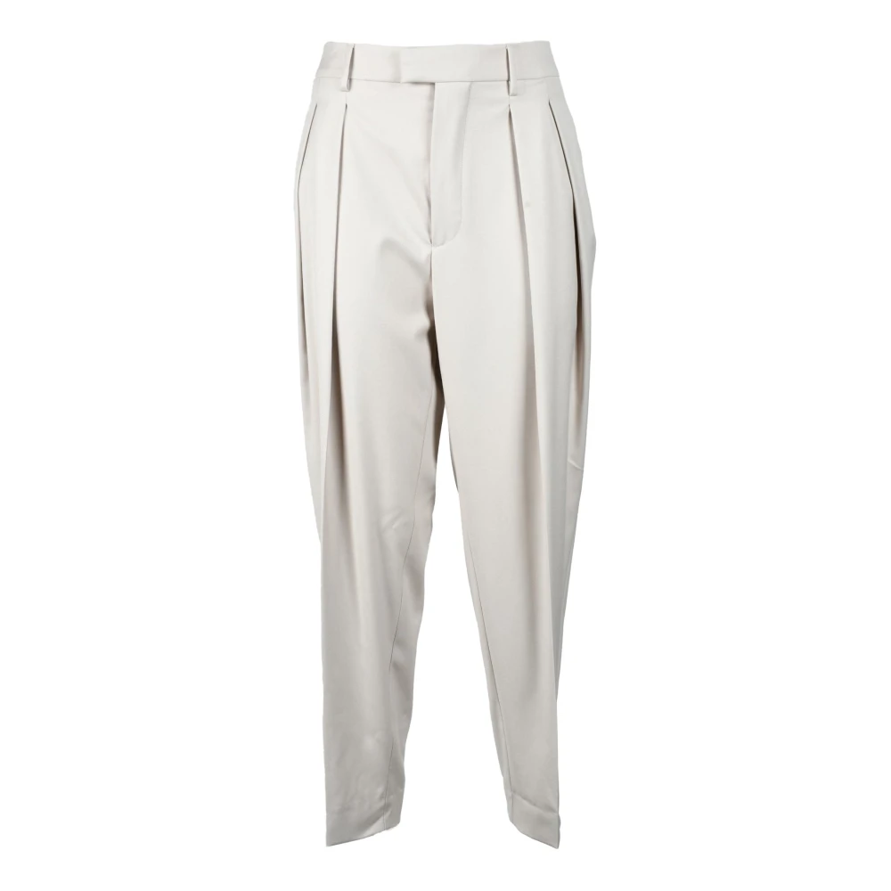 Berwich Elegante Stretch Broek Beige Dames