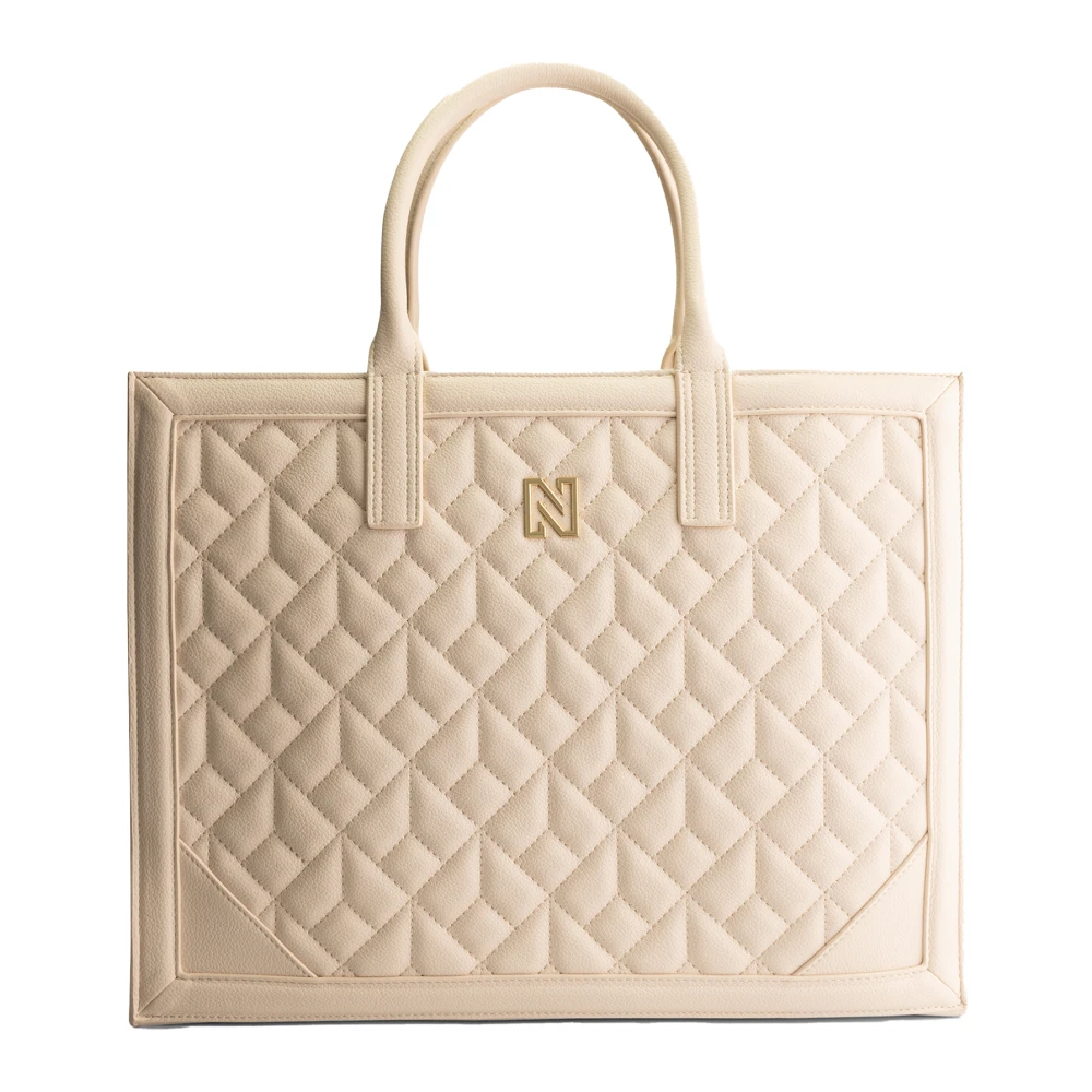 Nikkie Quilted Shopper Tas Beige Dames