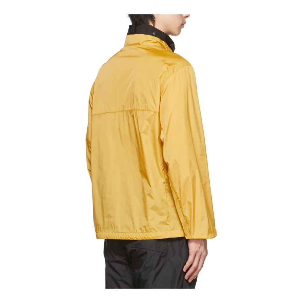 Moncler Heiji Jas met Mesh Panelen Yellow Heren